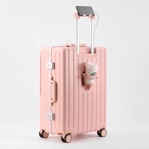 ◆最終値下げ◆新品◆未使用◆ キャリーバッグ 白 機内持込み 軽量 Amazon.co.jp: [meer] スーツケース 片開き＋フロントオープン