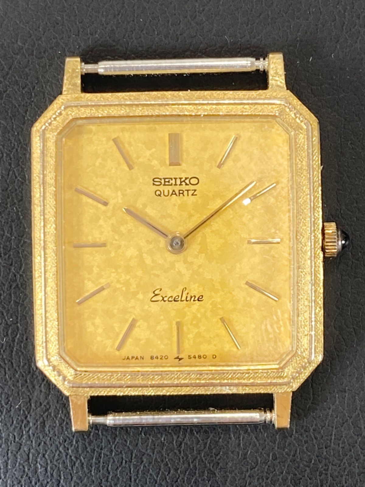 フェイスのみ 新品電池交換済み 稼働品 SEIKO エクセリーヌ 10K フェイス 8420-5480