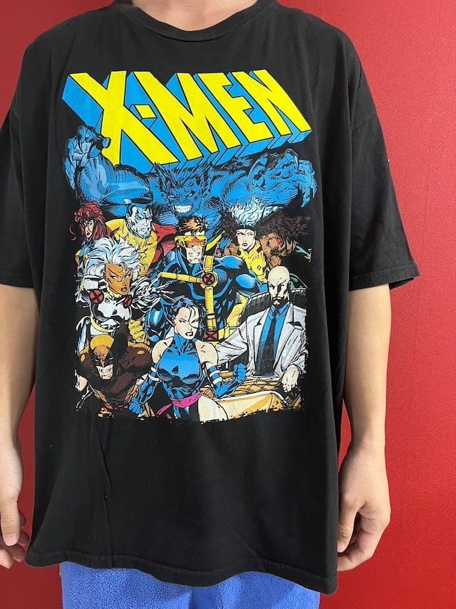 90s 古着 USA製 Marvel X-Men Cable Tシャツ XL eva.gov.co