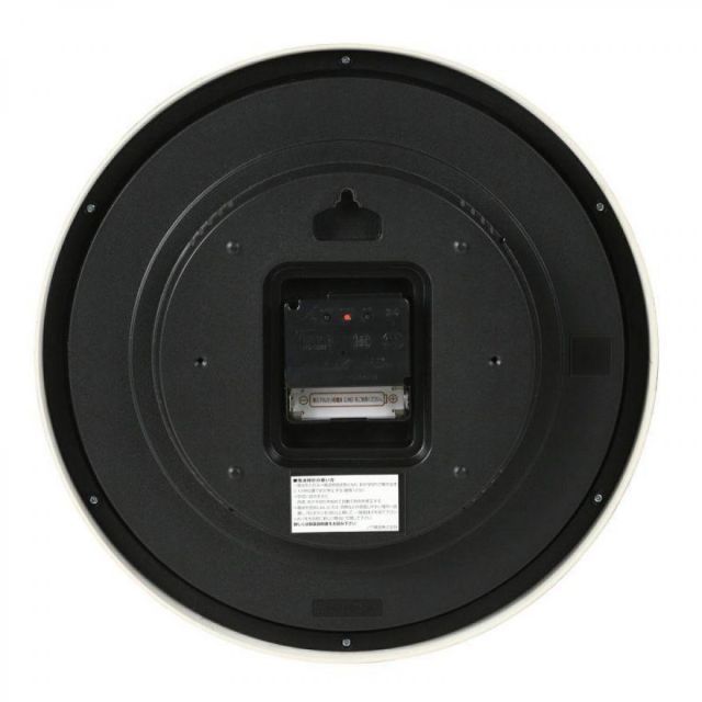 MAG 電波掛時計 トルテ W-768IV-Z 木目調 壁掛け 時計 電波時計 ナチュラル 北欧風 和室 見やすい 掛け時計 ステップ秒針 夜間秒針停止機能