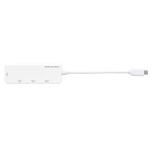 Digio2 USB3.2Gen1 Type-C 4ポート変換ハブ UH-C3404W ホワイト Digio2
