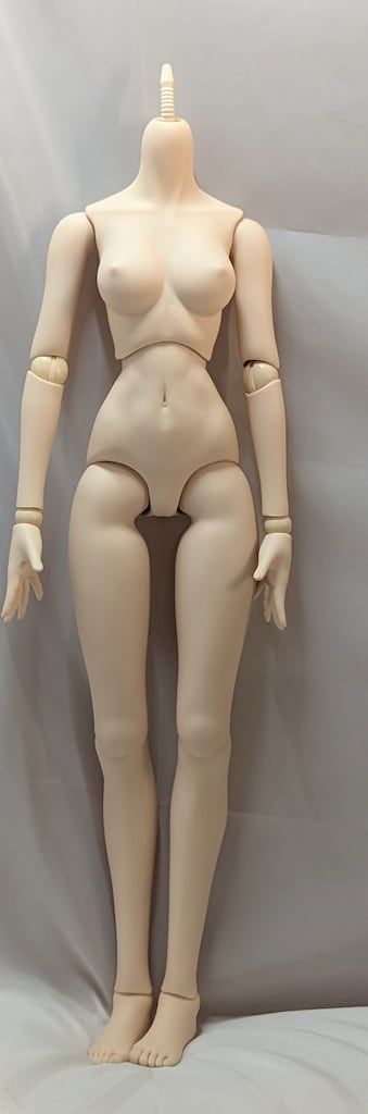 DD ベースボディーⅢ M胸 ノーマル 中古 ボークス DDベースボディ３用 上半身パーツ Ｌ胸 ノーマル肌 中古美品