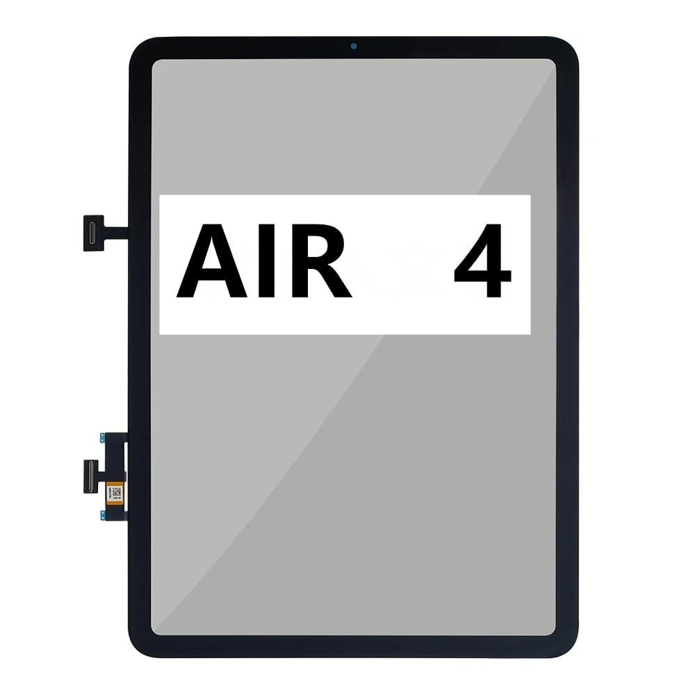 AIR 4_ブラック Ipad Air 4 画面交換修理タッチパネル、フロントガラス