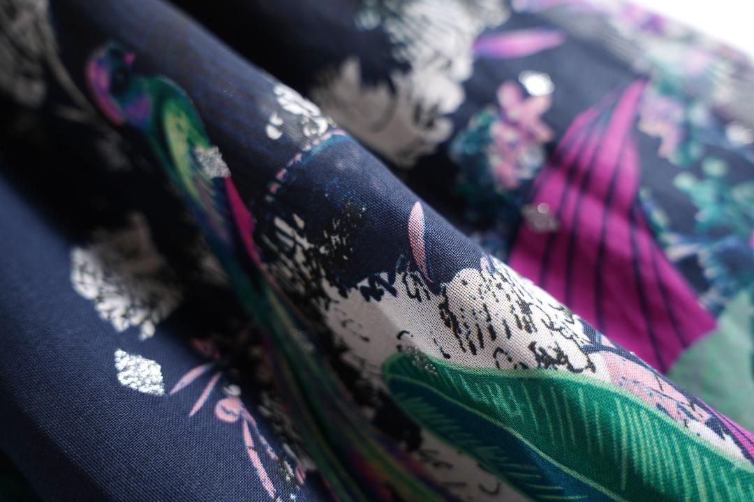 グレースコンチネンタル コロニアルプリントスカート