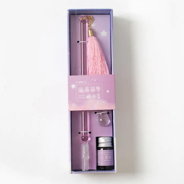 万年筆・ガラスペン用インクセット(ピンク・赤系) take-it-easy625_20220404