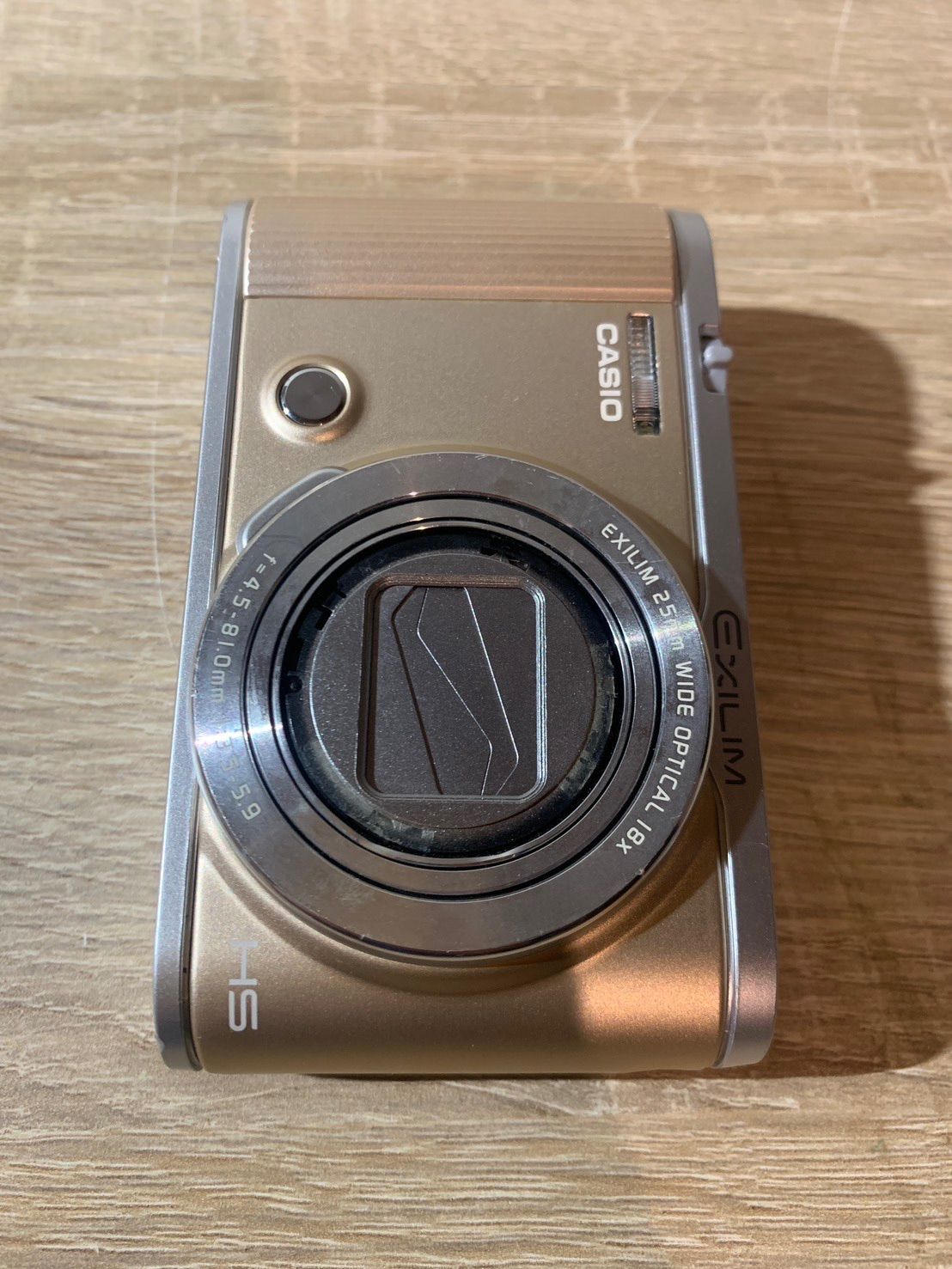 5969 Casio EXILIM EX-ZR1800 ゴールド デジカメ ジャンク品 中古