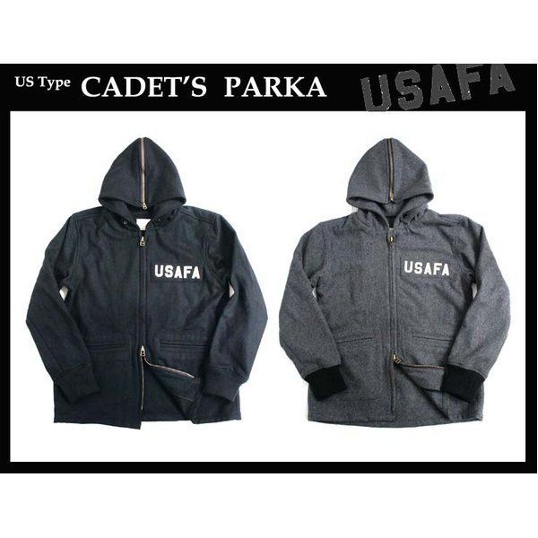 60s 良品 USAFA 米軍 メルトン カデット コート フードジッパー 60s 良品 USAFA 米軍 メルトン カデット コート フードジッパー