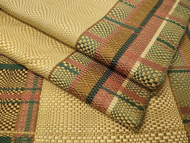 平和屋着物○本場筑前博多織 八寸名古屋帯 吉祥間道 正絹 逸品  