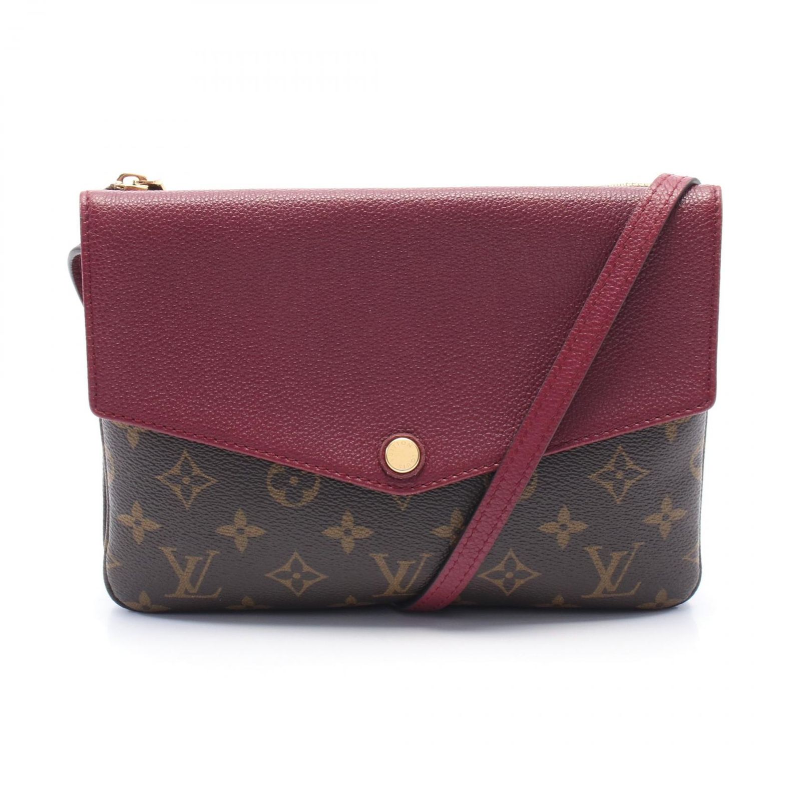 ルイ ヴィトン LOUIS VUITTON ショルダーバッグ トワイス ツインセット M50183 オロール PVCコーティングキャンバス レザー トワイス レディース Used A