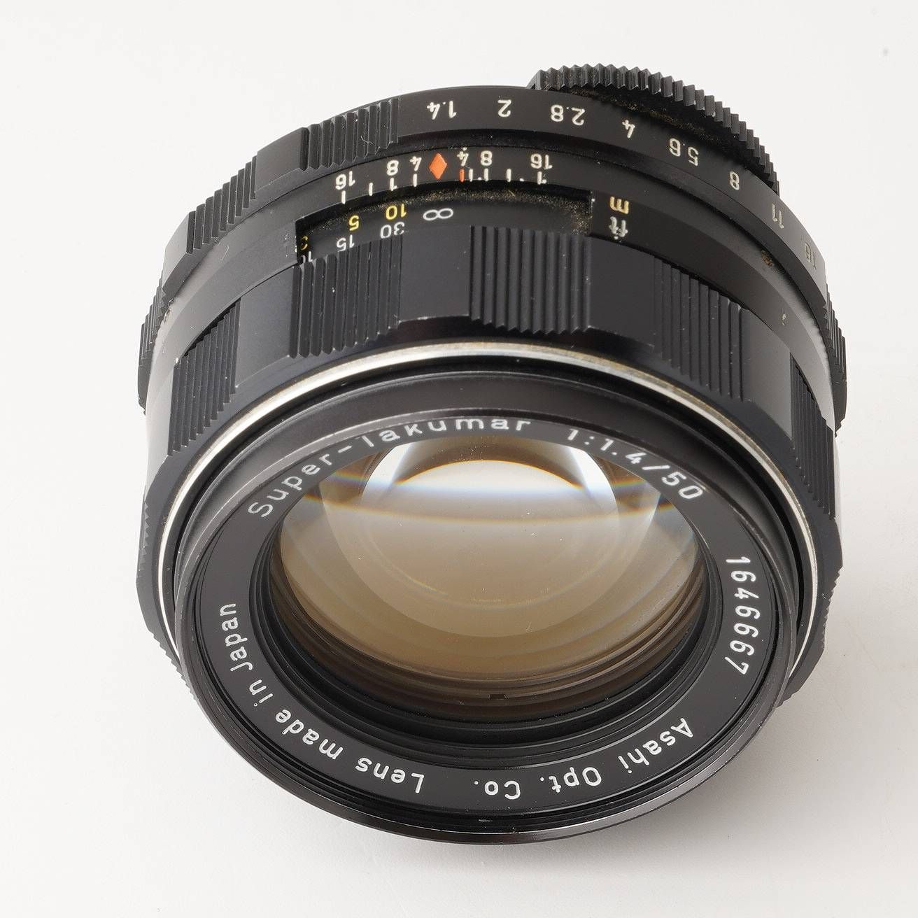 ペンタックス Pentax スーパータクマー Super Takumar 50mm f/1.4 M42