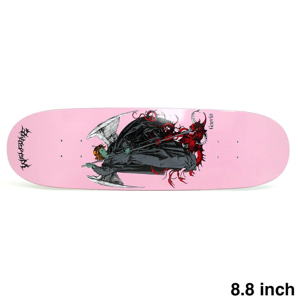 WELCOME DECK ウェルカム デッキ NICK GARCIA SPEAR PINK 8.8 SON OF BOLINE SHAPE スケートボード スケボー