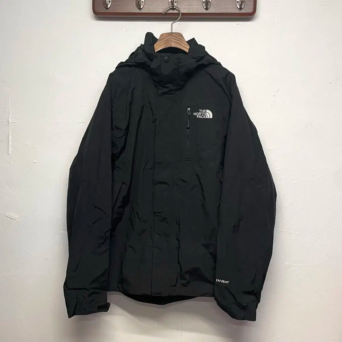 THE NORTH FACE ザ ノース フェイス ハイベント ブラック ウィンドブレーカー ジャケット
