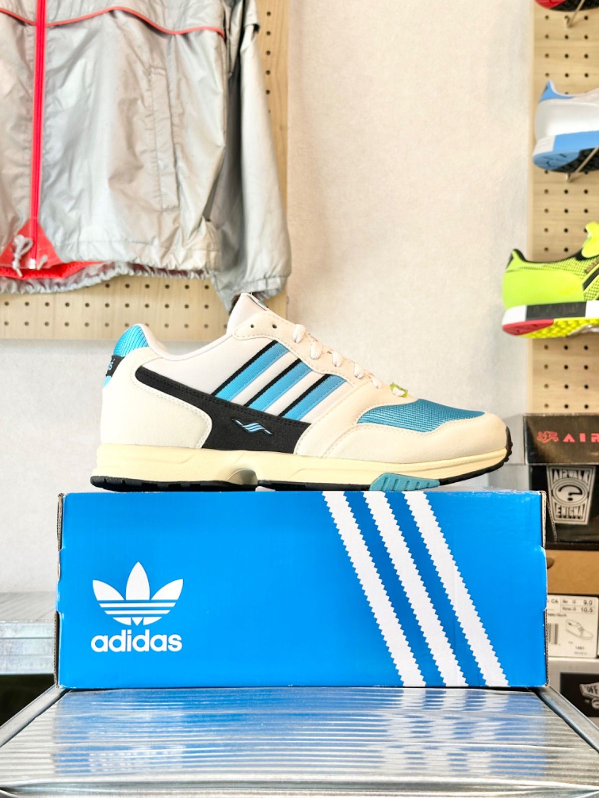 0 C ZX adidas Adidas Sneaker Retro | Grey A-ZX - SVD White Blue