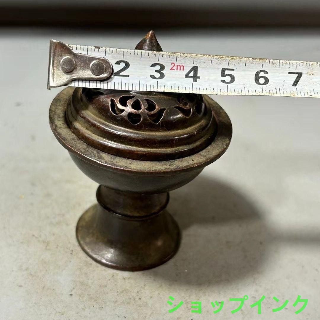 銅 細工 茶道具 香道具 蓋置 置物 香炉 銅製 - メルカリ
