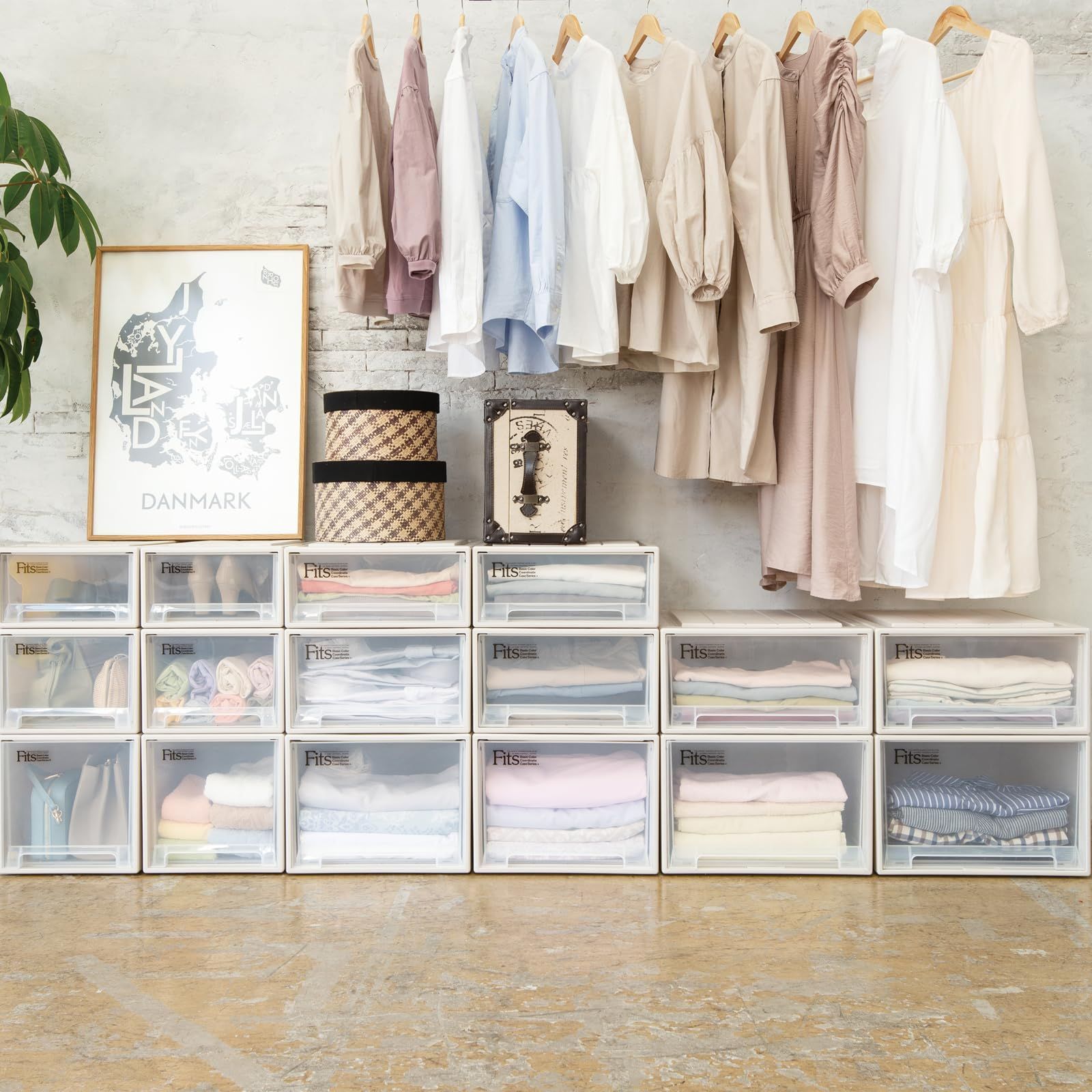 【人気商品】【サイズ カプチーノ】 【色 日本製 衣装ケース たわみにくい ロング】 収納ケース 幅39×奥行74×高さ23cm 押入れ フィッツケース 収納ボックス 天馬 人気商品L-53 サイズ カプチーノ 色 日本製 衣装ケース