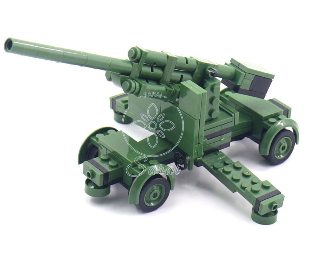 LEGO レゴ 互換 ブロック 模型 プラモデル 88mm高射砲 対空砲