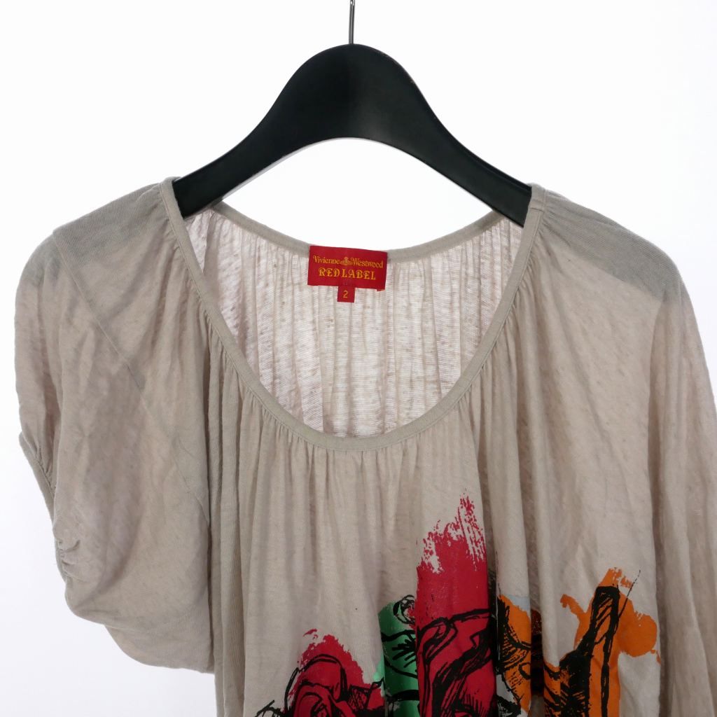 ヴィヴィアンウエストウッド◆レッドレーベル◆変形トップス◆サイズ2 ヴィヴィアンウエストウッド レッドレーベル変形トップス（2）