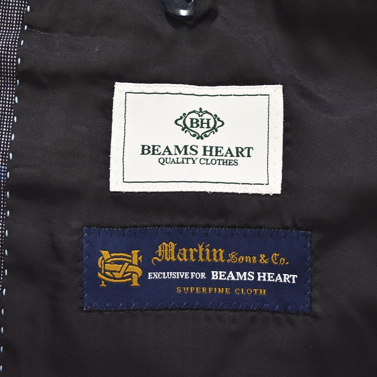 【美品】BEAMS HEART スーツ Martin Sons& Co. 美品】BEAMS HEART スーツ Martin Sons& Co. - メルカリ