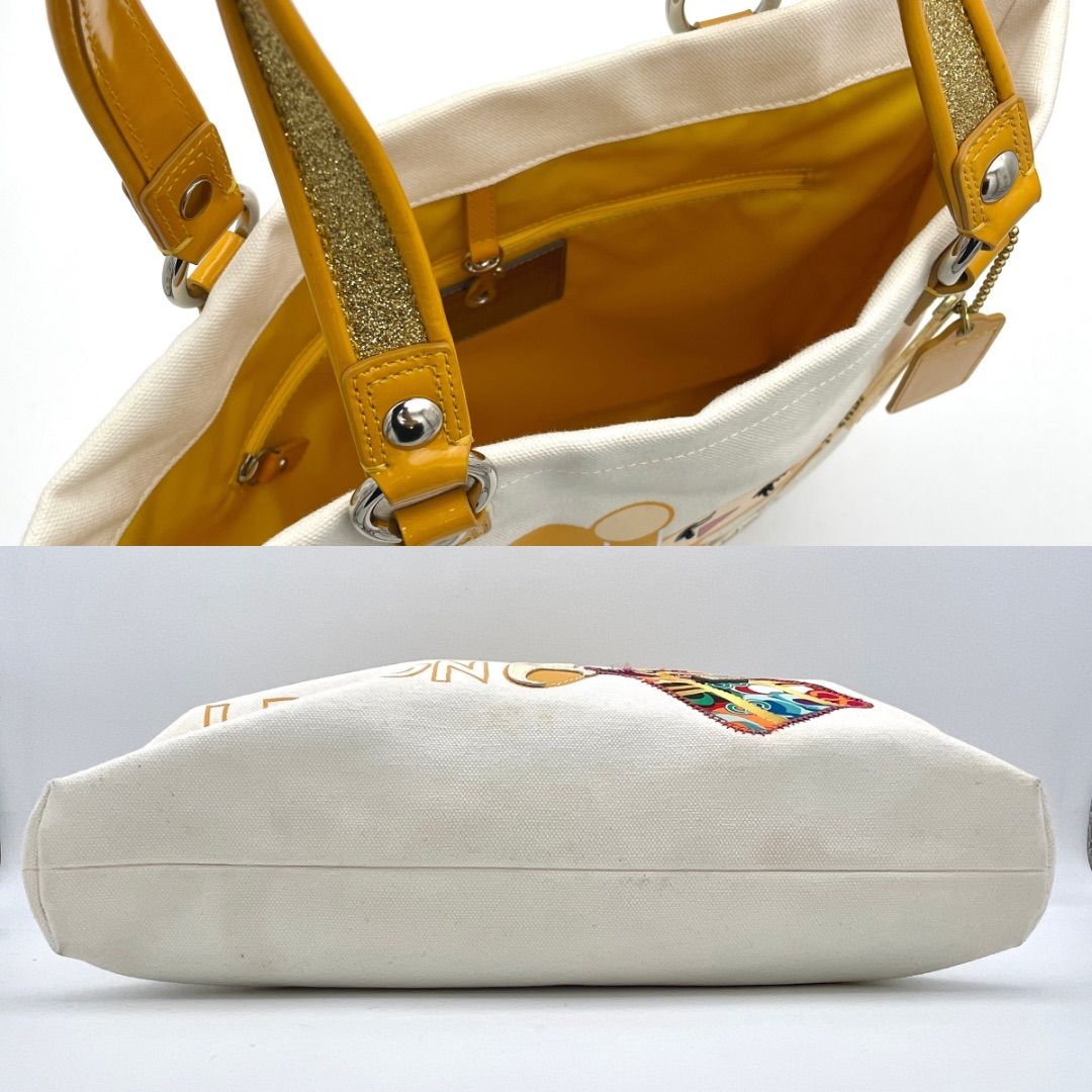 □激レア□ COACH 14716 POPPY トートバッグ ホワイト 1382A - メルカリ