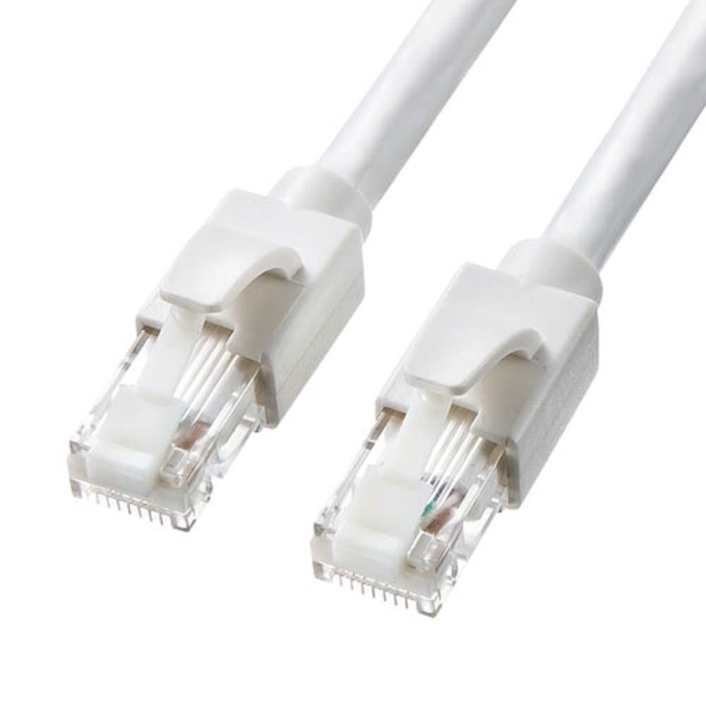 30m_ホワイト サンワサプライ カテゴリ6A LANケーブル(ホワイト・30m) KB-T6ATS-30W