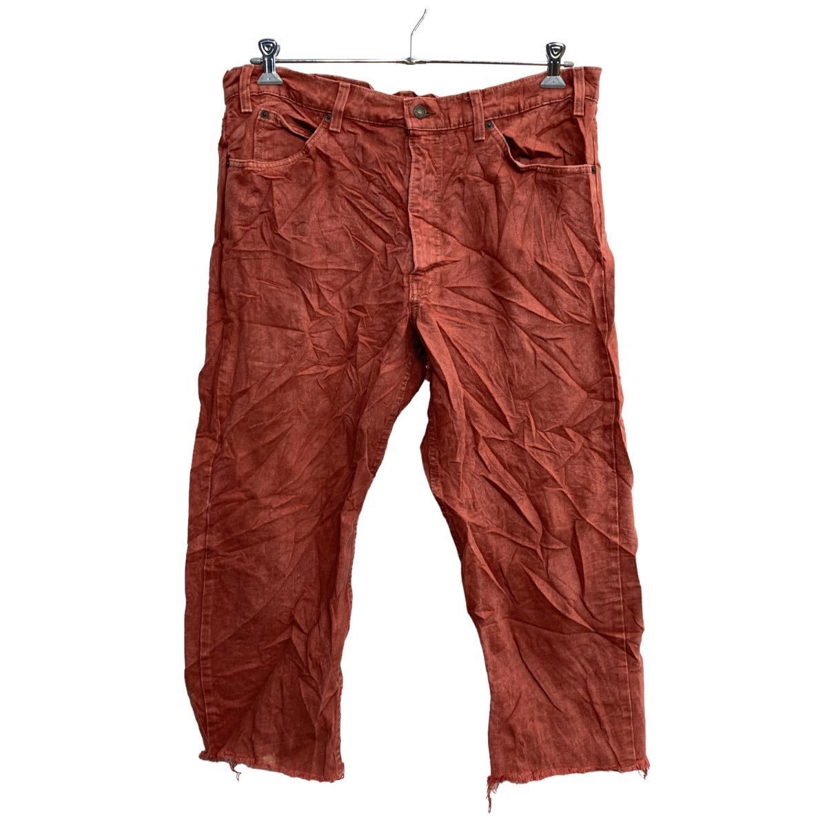 Levi's 555 デニムパンツ W38 リーバイス リラックスフィット ストレートレグ ビッグサイズ レンガ USA製 古着卸 アメリカ仕入 2302-402