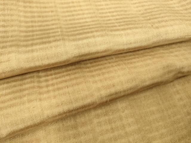 平和屋着物▽上質な紬 単衣 縞 正絹 DAAS0802az