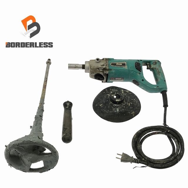 品 RYOBI リョービ 100V パワーミキサー PMT-1362A コード式 攪拌機 撹拌機 かくはん機 カクハン機