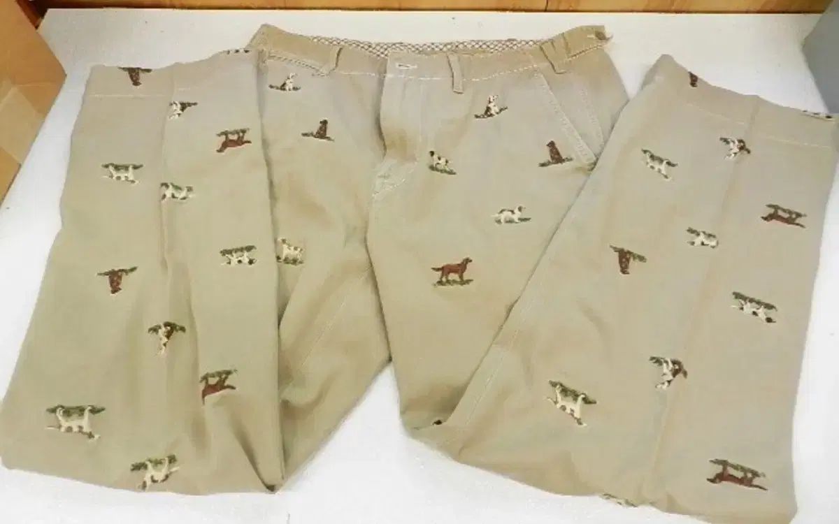POLO RALPH LAUREN ポロラルフローレン 子犬 刺繡 パンツ 34x34