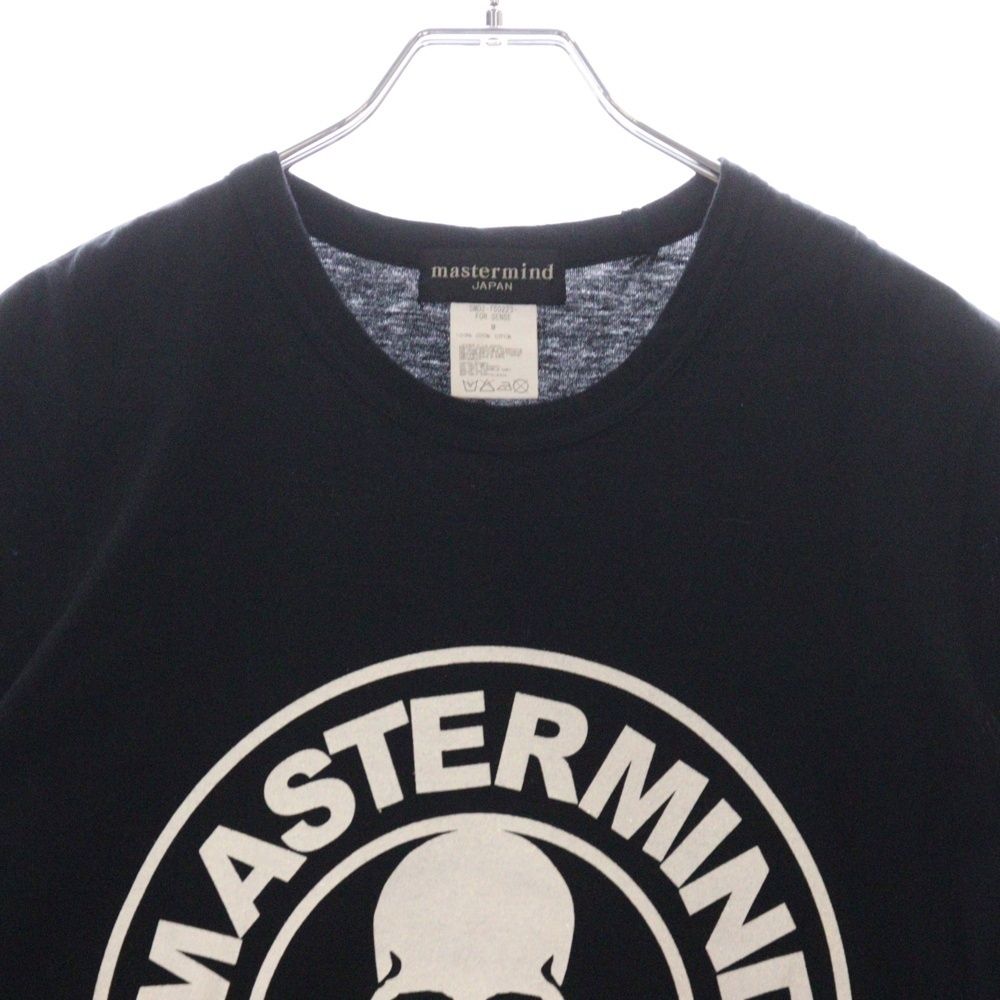 マスターマインド×フェノメノン★22AW スカルロゴスウェットカットソー mastermind JAPAN LOGO SWEAT SHIRT / REGULAR FIT (BLACK)の