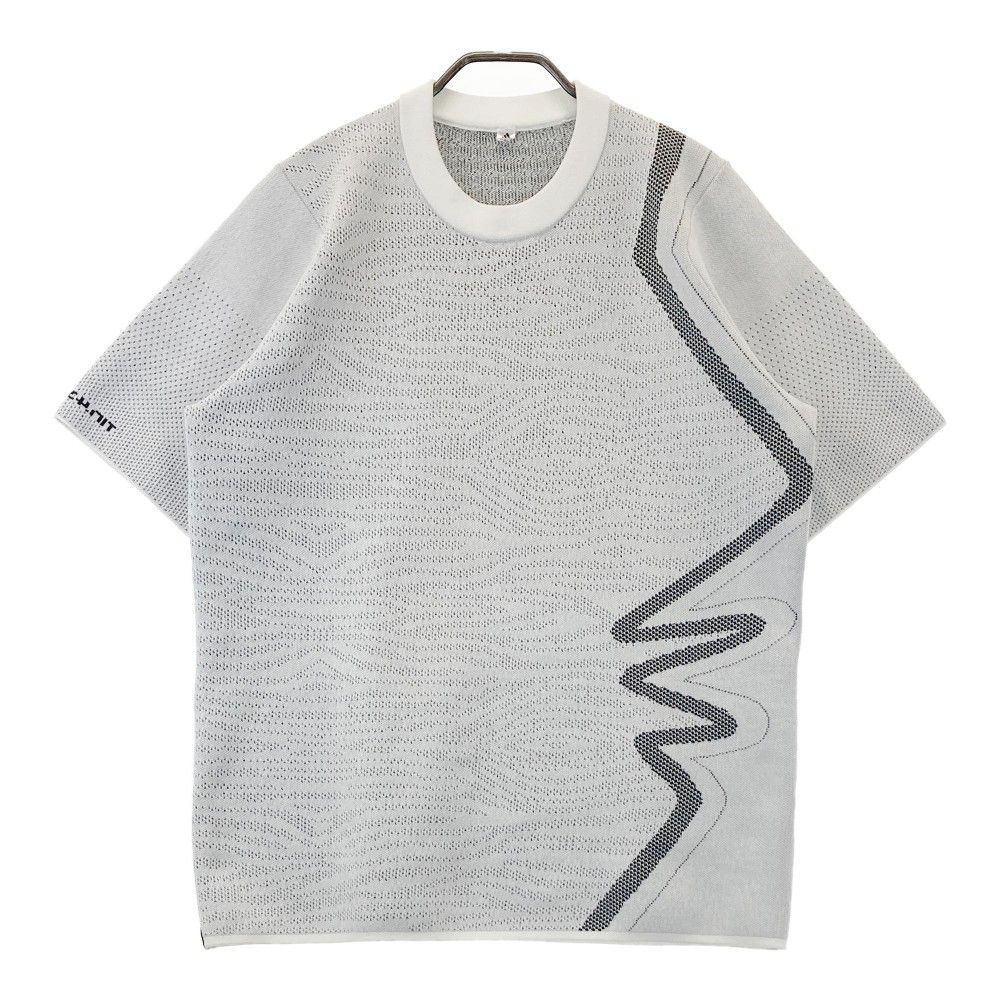 サイズ：2XL ADIDAS GOLF アディダスゴルフ 半袖 ジャガードニット