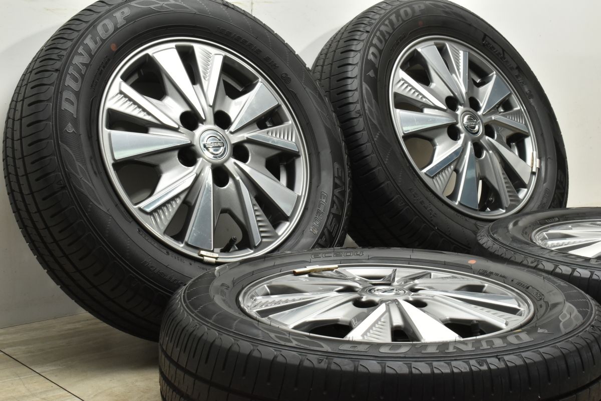 【良好品】ニッサン C27 セレナ e-POWER 純正 15in 5.5J+45 PCD114.3 ダンロップ エナセーブ EC204 195/65R15 ラフェスタ シルフィ リーフ