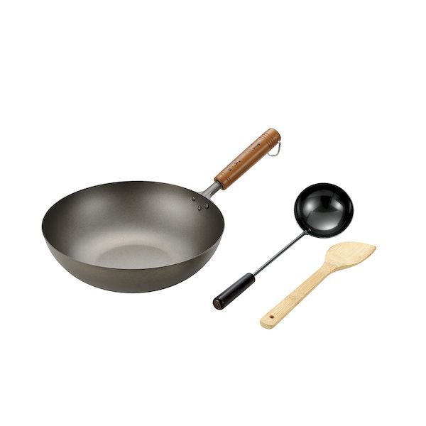 14営業日以内発送 よこやま OGT-3001S 燕人の匠 桜吟 チタンいため鍋28cm お玉 ヘラ 箱入 OGT3001S 沖縄離島販売不可