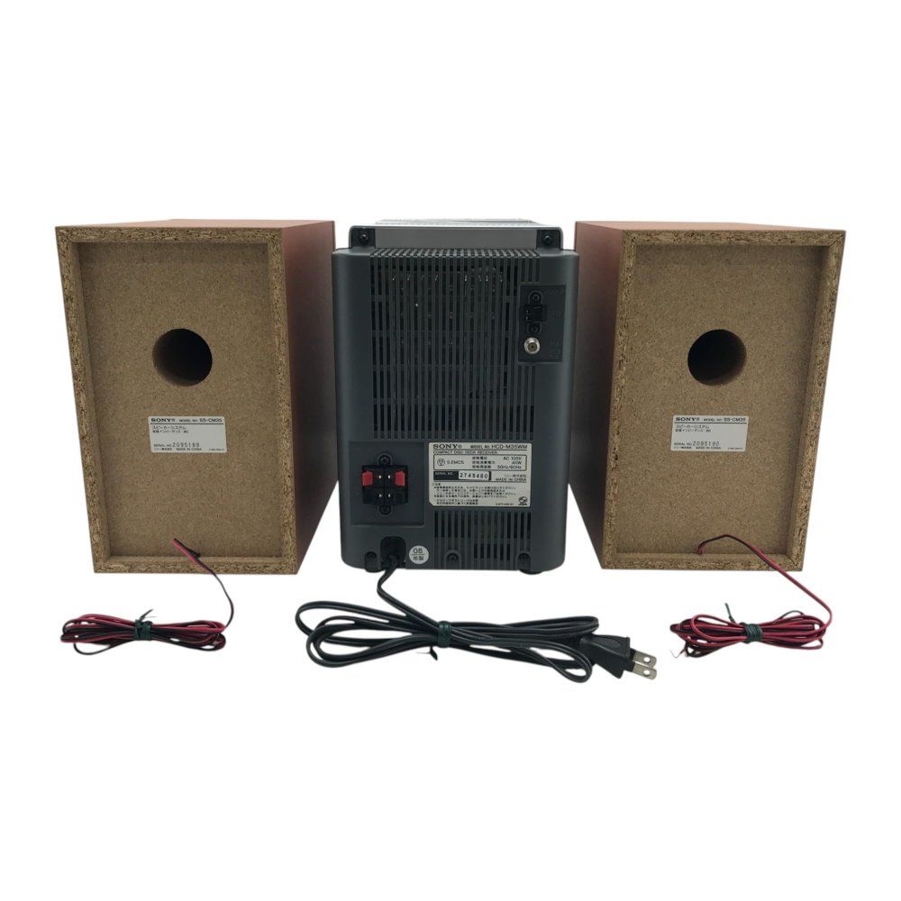 SONY ソニー CMT-M35WM（S）シルバー マイクロハイファイ