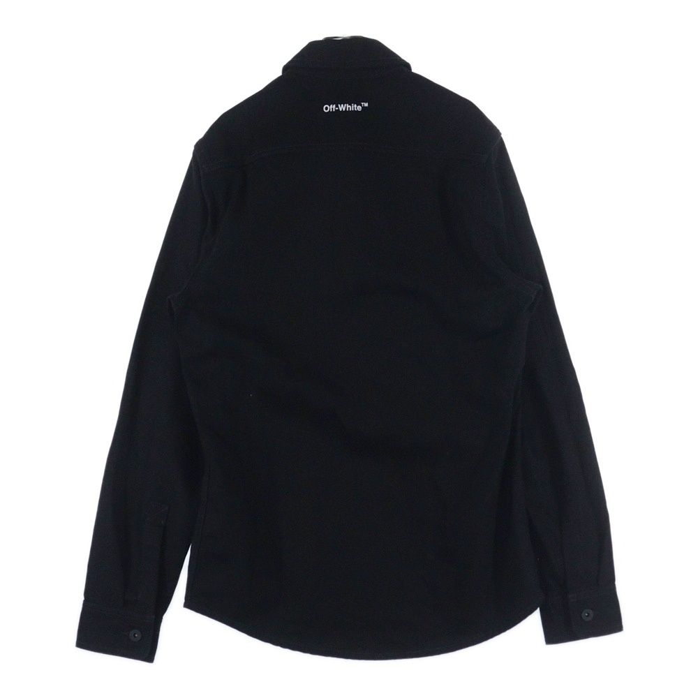 OFF-WHITE オフホワイト 22AW Single Arrow Denim Shirt 長袖デニムシャツ ブラック OMYD027C99DEN002