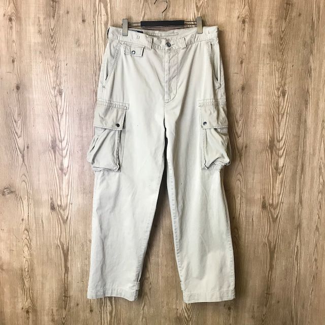 90s VINTAGE Polo by Ralph Lauren 67 CHINO カーゴパンツ メンズ Lサイズ程 ラルフローレン 90年代 ポロ ミリタリー ビンテージ   古着 e24050716