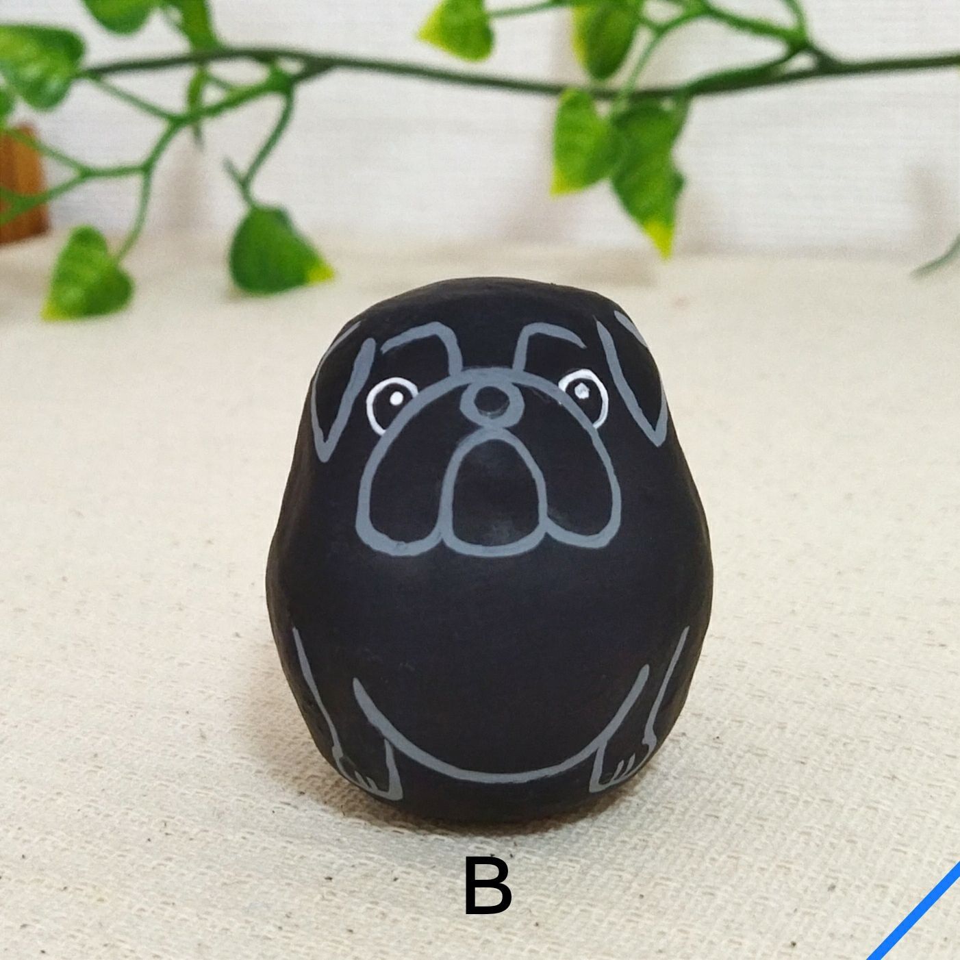 メルカリshops ミニ張り子だるま パグ 犬 Harikocat