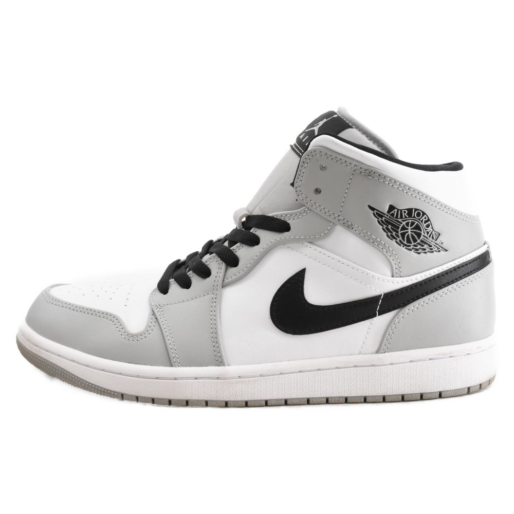 NIKE (ナイキ) AIR JORDAN 1 MID LIGHT SMOKE GREY エアジョーダン 