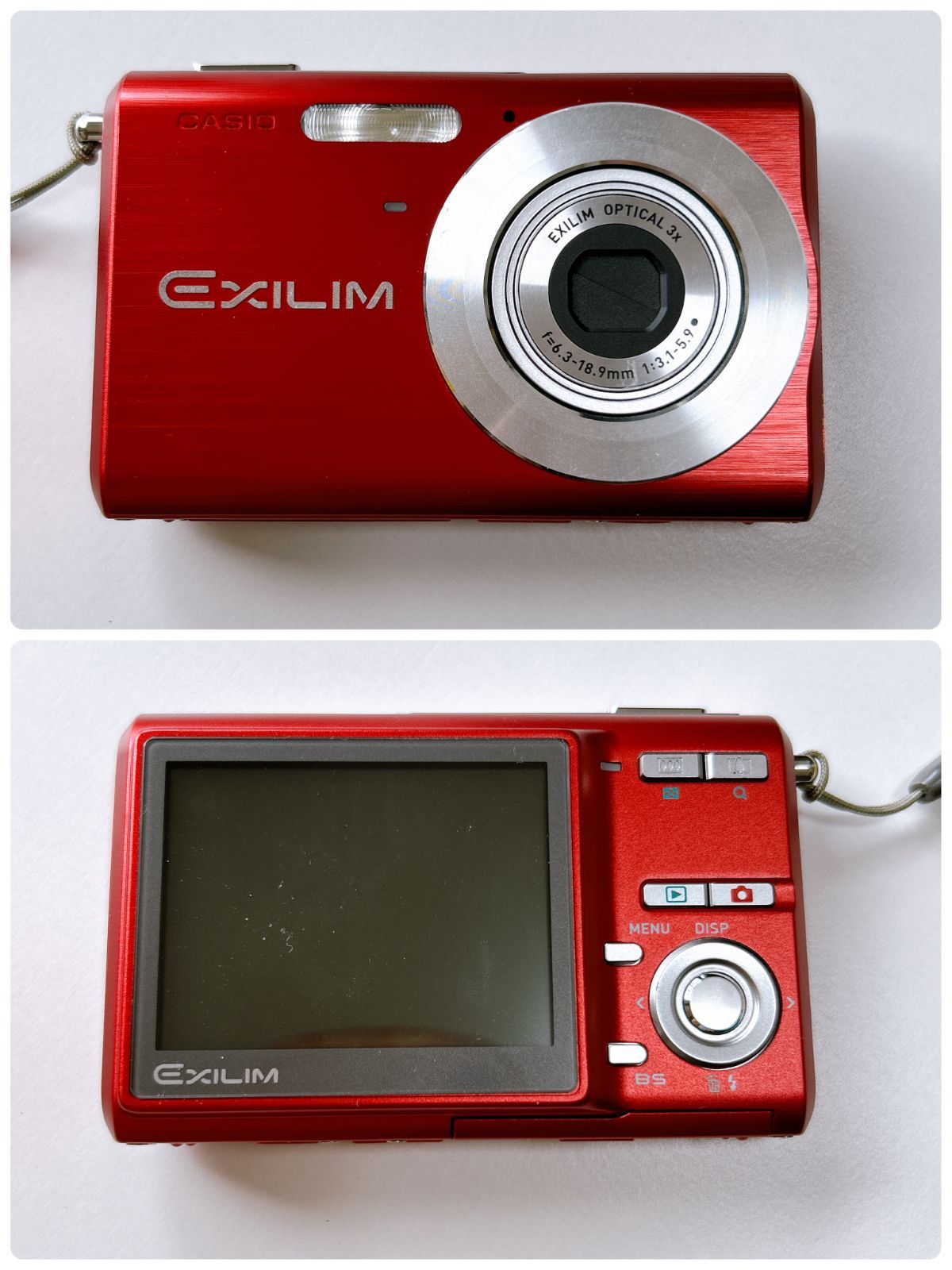 カシオ EXILIM EX-Z60 デジカメ レッド 動作確認済み コンデジ