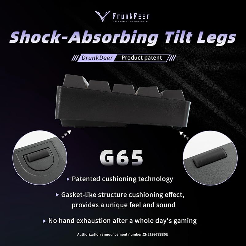 DrunkDeer G65 販売 ラピッドトリガー キーボード メカニカル 磁気