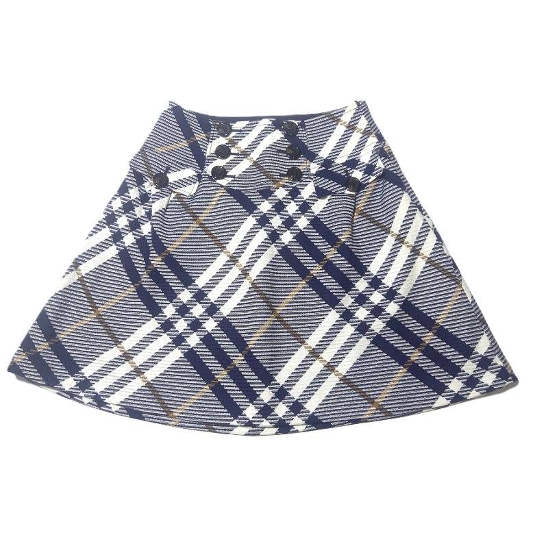 バーバリーブルーレーベル チェックフレアスカート BURBERRY BLUE