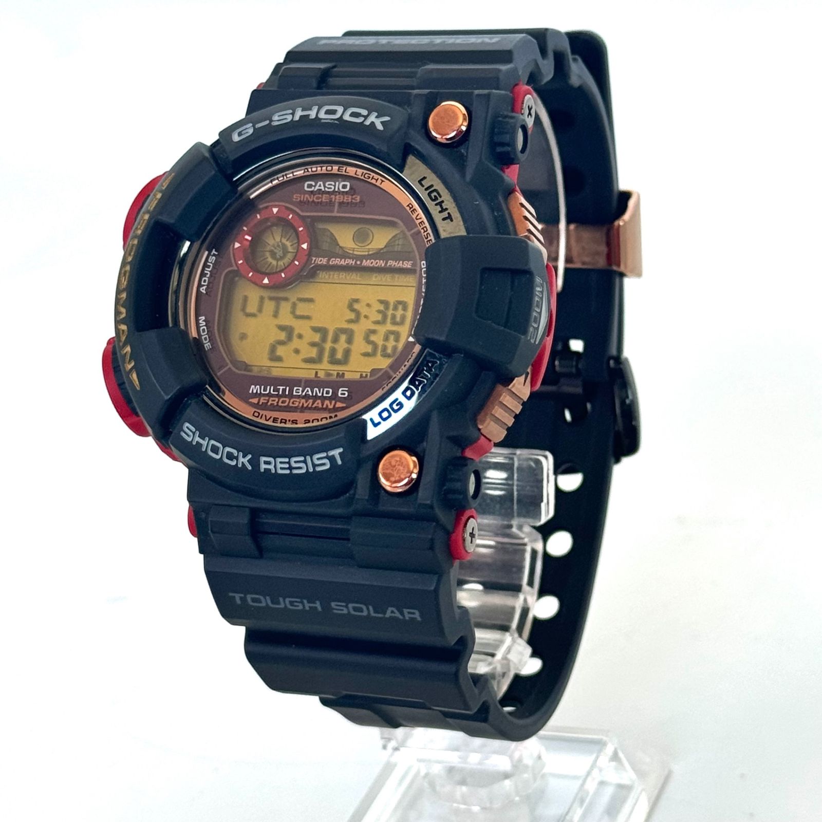 美品】カシオ G-SHOCK ジーショック フロッグマン MASTER OF G-SEA GWF-1035F-1JR マグマオーシャン  35周年限定モデル 電波ソーラー デジタル 樹脂 - メルカリ