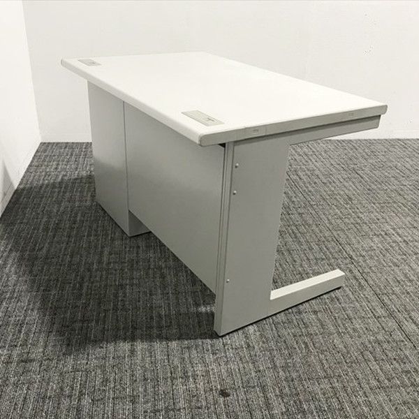 片袖デスク FEED Sタイプ オフィスデスク W1100 内田洋行 ウチダ ペールグレイ