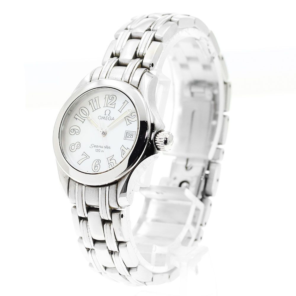 オメガ OMEGA 2581.70 シーマスター120 デイト クォーツ レディース_  