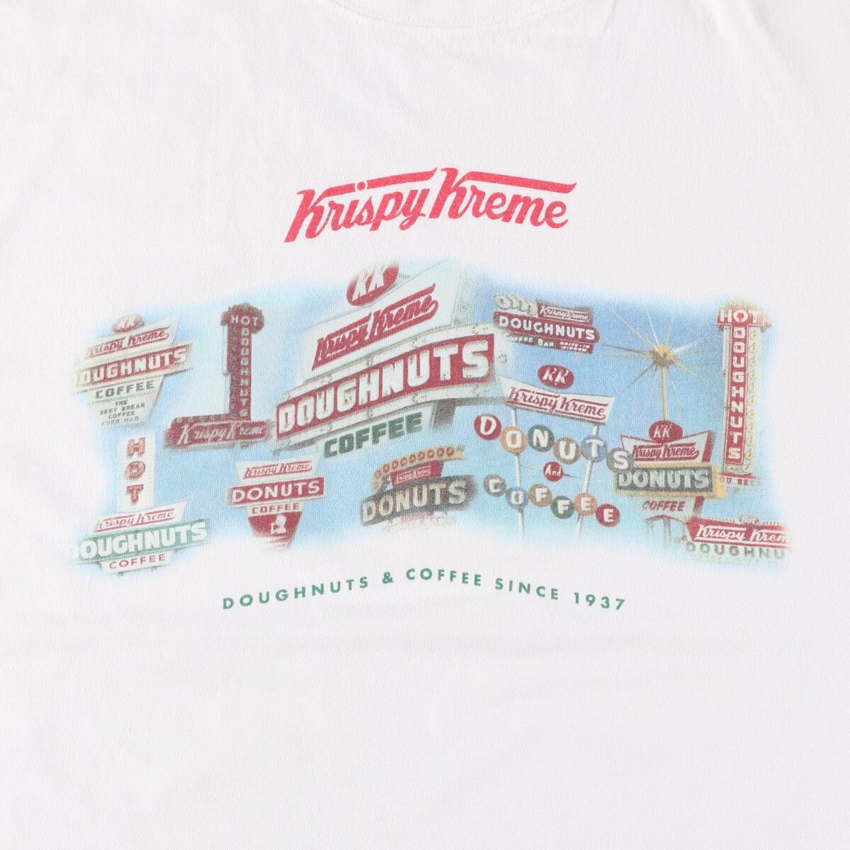 古着 ヘインズ Hanes KRISPY KREME DOUGHNUTS クリスピー クリーム