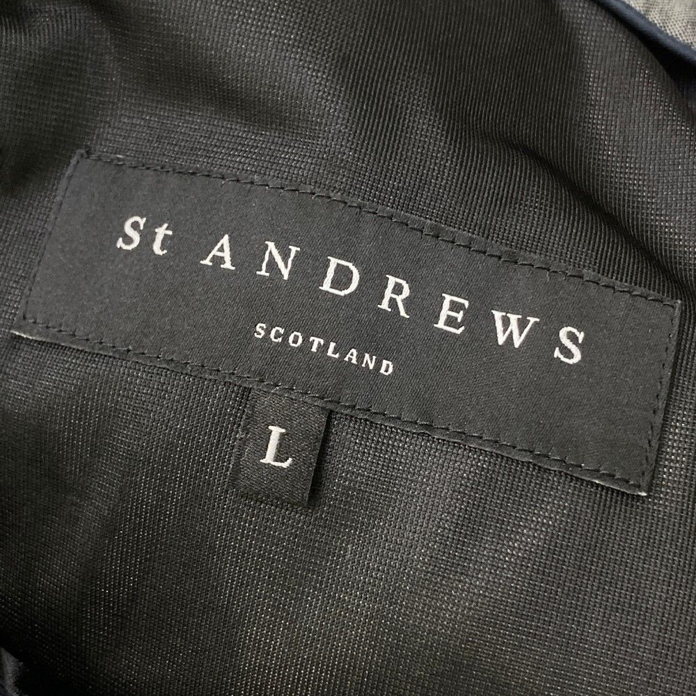 サイズ：L ST ANDREWS セントアンドリュース ウール混 中綿