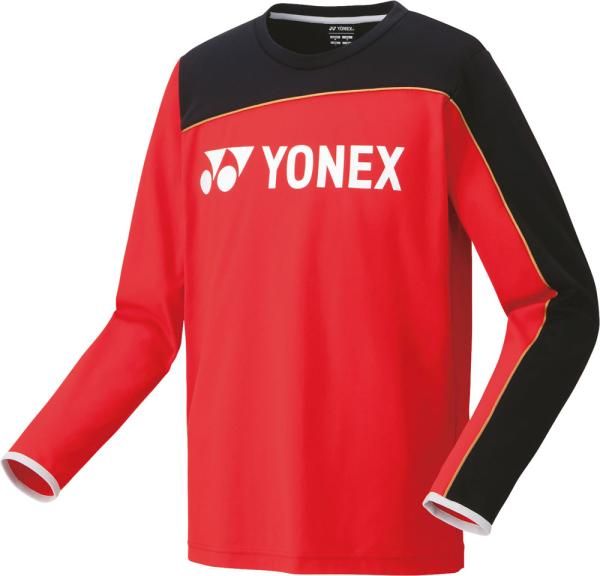 【新品・5営業日で発送】YONEX ヨネックス ユニライトトレーナー (31048) 色 : サンセットレッド サイズ : O 