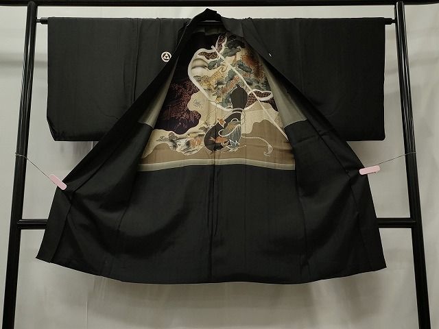黒紋付き 正絹