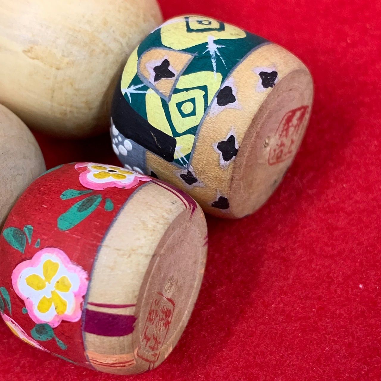 激レア まゆみこけし 井上義治作 坊やりぼん 一寸五分 木箱入り