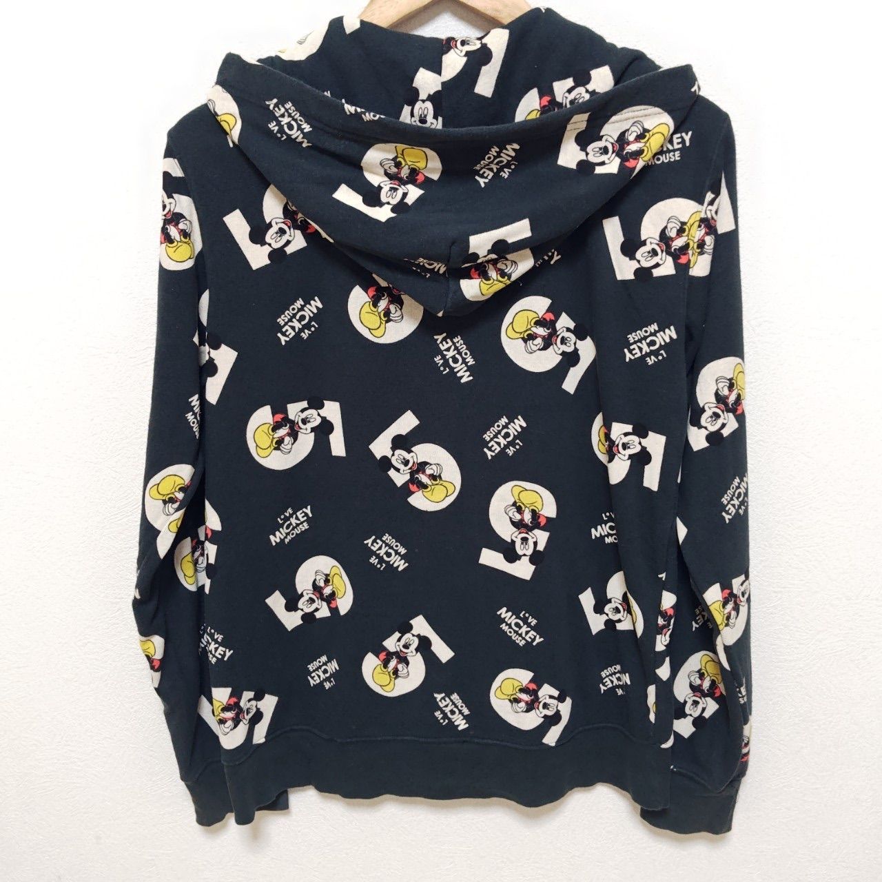 タグ付き。ミッキー パーカー(ミッキーマウスクラブ)(ジョイリッチ)ホワイト M 大人気!! ミッキーマウス◎ 【JOYRICH】ジョイリッチ パーカー