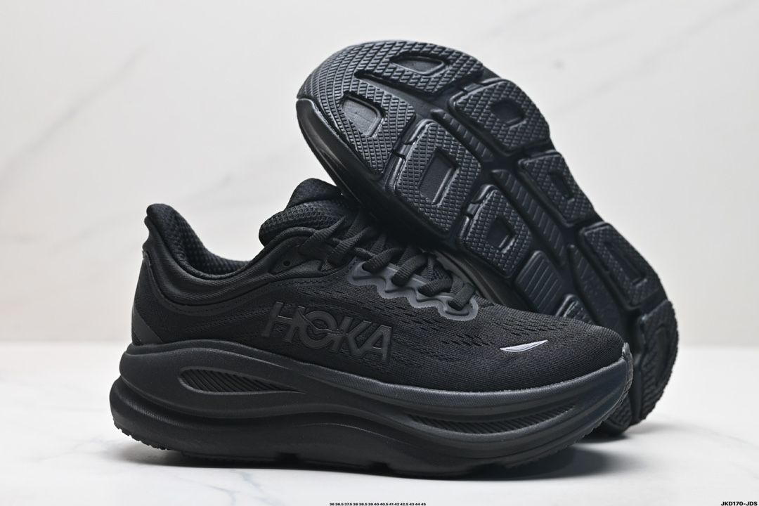 HOKA W BONDI 9 X ホカ ロケット X ランニングシューズ メンズ レディースブラック